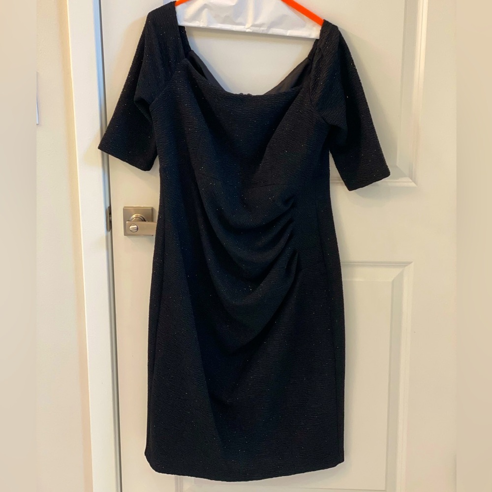 Eliza J Black w sparkle Size 16 Dress